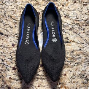 Worn Once Black Rothy’s - Like New